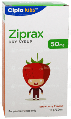 Ziprax 50mg Strawberry Flavour Dry Syrup 30ml Ziprax 50mg Strawberry Flavour Dry Syrup 30ml